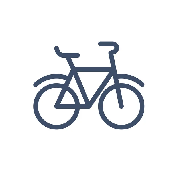 Bicycle Vector Illustration Transparent Background Premium Quality Symbols Stroke Icon — Stock Vector