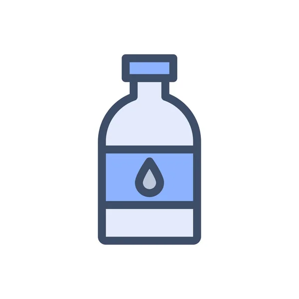 Wasserflaschenvektorabbildung Auf Transparentem Hintergrund Symbole Premium Qualität Schlagsymbol Für Konzept — Stockvektor
