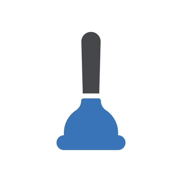 Plunger Vector Illustration Transparent Background Premium Quality Symbols Glyphs Icon — Image vectorielle