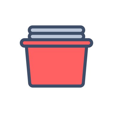 Saydam bir arkaplanda kıyafet vektör çizimi. Konsept ve grafik tasarım için premium kalite simgeleri..