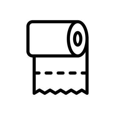 Şeffaf bir arkaplanda doku vektör çizimi. Konsept ve grafik tasarım için ince çizgi simgesi.. 