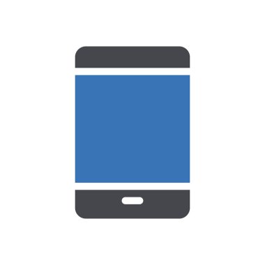 Şeffaf bir arkaplan üzerinde mobil vektör illüstrasyonu. Konsept ve grafik tasarımı için kaliteli semboller..