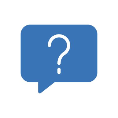 Şeffaf bir arkaplan üzerindeki soru vektör illüstrasyonu. Konsept ve grafik tasarımı için mükemmel kalite sembolleri.. 