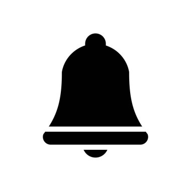 Şeffaf bir arkaplan üzerinde çan vektör illüstrasyonu. Konsept ve grafik tasarım için mükemmel kalite semboller..