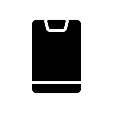 Şeffaf bir arkaplan üzerinde mobil vektör illüstrasyonu. Konsept ve grafik tasarımı için kaliteli semboller..