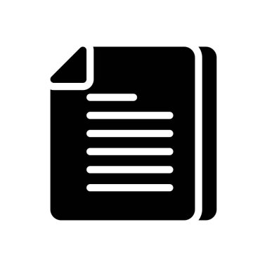 Şeffaf bir arkaplan üzerinde dosya vektör illüstrasyonu. Konsept ve grafik tasarım için kaliteli semboller.. 