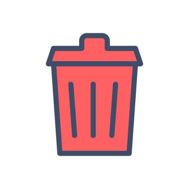 Şeffaf bir arkaplandaki vektör illüstrasyonunu sil. Konsept ve grafik tasarım simgesi için premium kalite simgeleri.. 