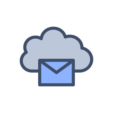 Şeffaf bir arkaplan üzerinde bulut dizini vektör çizimi. Konsept ve grafik tasarımı için premimium kalitesi simgeleri.. 