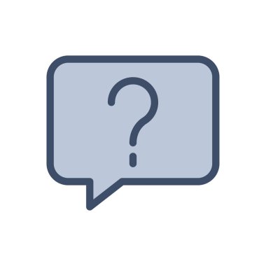 Saydam bir arkaplan üzerindeki soru vektör çizimi. Konsept ve grafik tasarım için birinci sınıf kalite simgeleri..