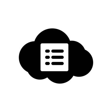 Şeffaf bir arkaplan üzerinde sunucu vektör illüstrasyonu. Konsept ve grafik tasarım için kaliteli semboller.. 