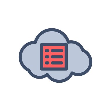 Şeffaf bir arkaplan üzerinde sunucu vektör illüstrasyonu. Konsept ve grafik tasarımı için prim kalite simgeleri.. 