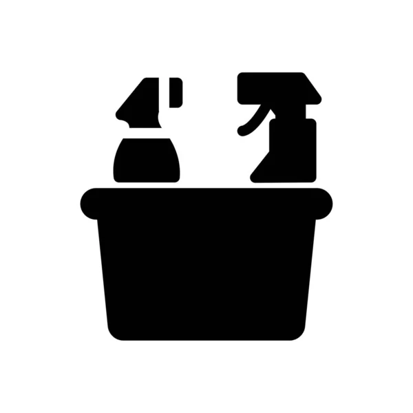 透明背景下的淋浴器矢量图解 高级质量符号 概念和图形设计用的Glyphs图标 — 图库矢量图片