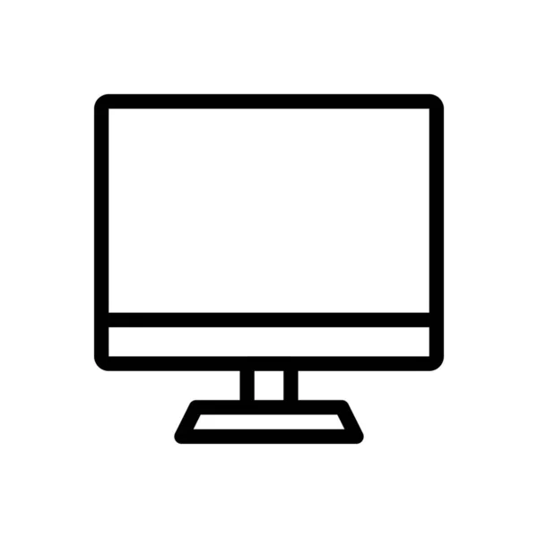 monitor vector illustration on a transparent background.Premium quality symbols.Thin line icon for concept and graphic design. 