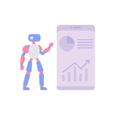 Cep telefonunda robot izleme sunumu.