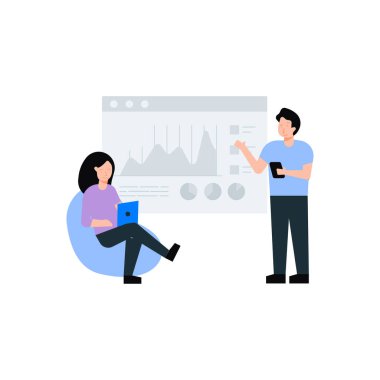 A boy is talking to a girl.