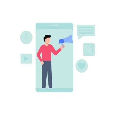 Adam telefonda pazarlama yapıyor..