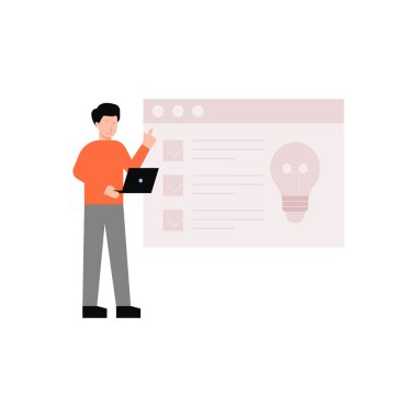 Çocuk bir web sayfası üzerinde çalışıyor..