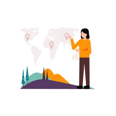 Kız dünyayı gezecek..