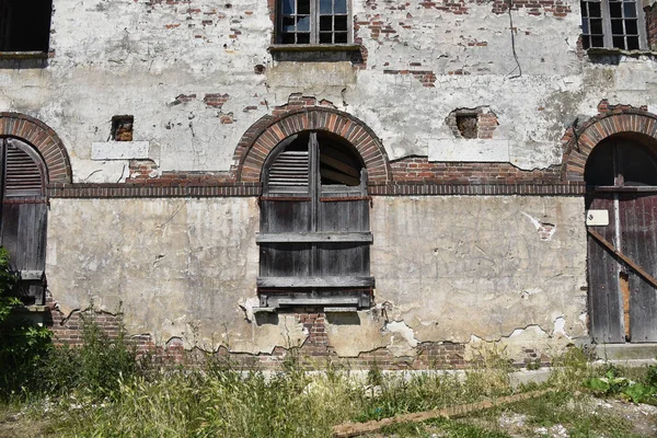 ruins of an abandoned building in the old town of the villageruins of an abandoned building in the old town of the village