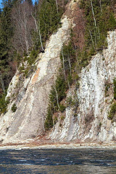 Naturaleza Ucrania Occidental Montañas Ríos Bosques Refugio Para Refugiados Guerra —  Fotos de Stock