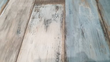 Eski kırsal ahşap yüzey. Arkaplan ve inşaat tahtaları. Mavi renkli. Boşluğu kopyala.