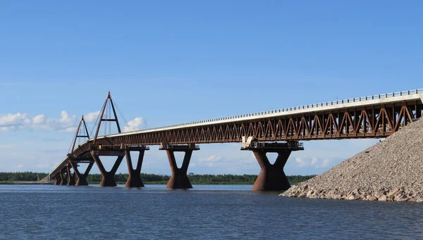 Мост Завершающей Стадии Строительства — стоковое фото
