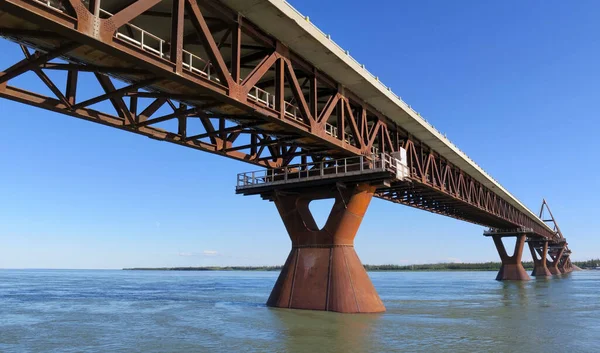 Перспектива Строящегося Моста — стоковое фото