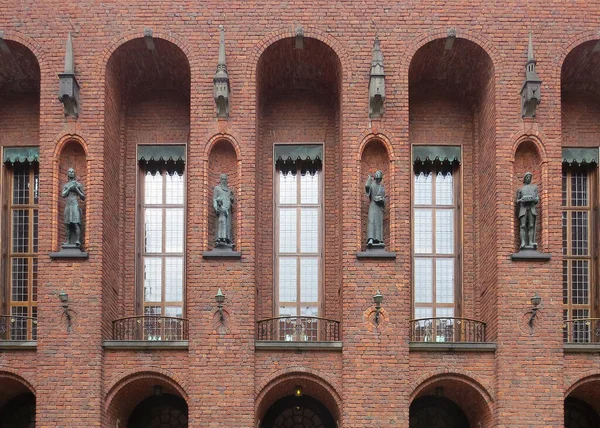 Stockholm Sweden Detail of Town House                               
