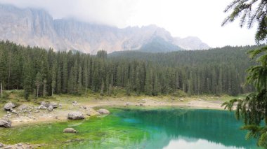 Avusturya Alplerinde Büyüleyici Yeşil Göl