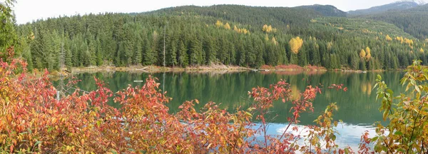 Panorama of Lost Lake Autumn Colors