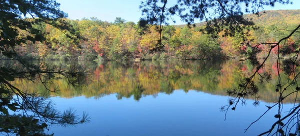 Colorful Autumn Scenery North Carolina — Photo