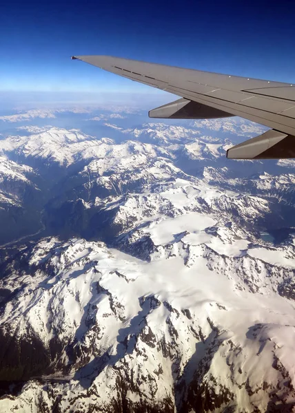 Flying High Canadian Rockies — стоковое фото