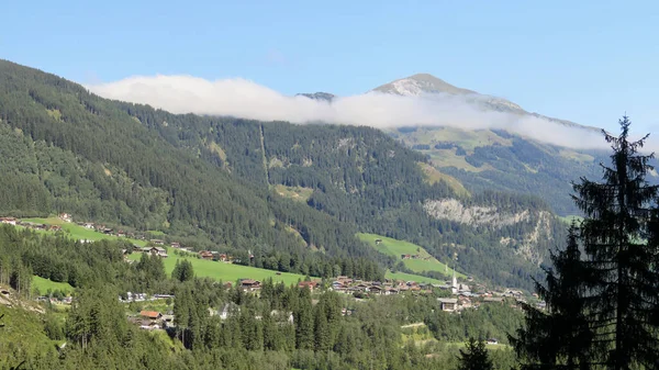 Tranquil Alpine Landscape Austria — Φωτογραφία Αρχείου