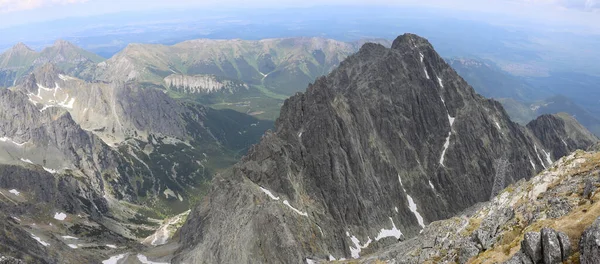 View Top Lomnicky Stit — Zdjęcie stockowe