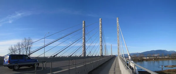Pitt River Bridge Smart Design — стоковое фото