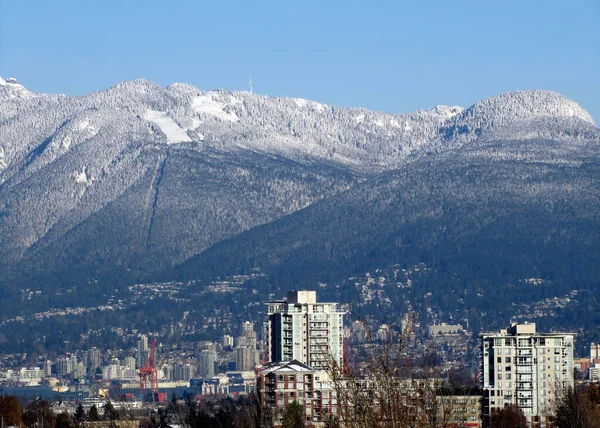 Vancouver Grouse Mountain First Snow — Stock Fotó