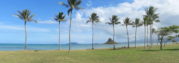 Гавайская Панорама Острова Оаху Стоковая Картинка