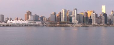 Vancouver in the eearly morning sun