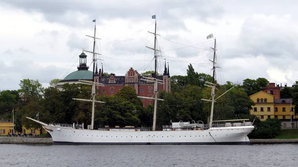 Stockholm Sweden Chapman Sailing Ship Youth Hostel — ストック写真