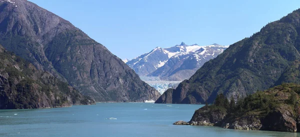 Alaszkai Tracy Arm Fjord Perspektívája — Stock Fotó