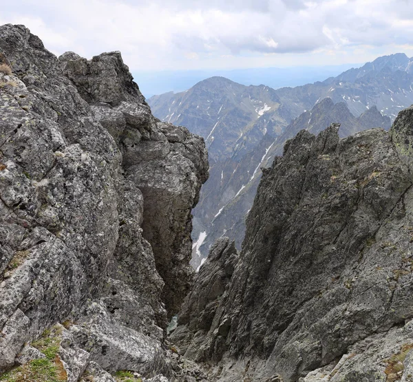 Vidlove Πέρασμα Sedlo Στα Σλοβακικά Βουνά Vysoke Tatra — Φωτογραφία Αρχείου