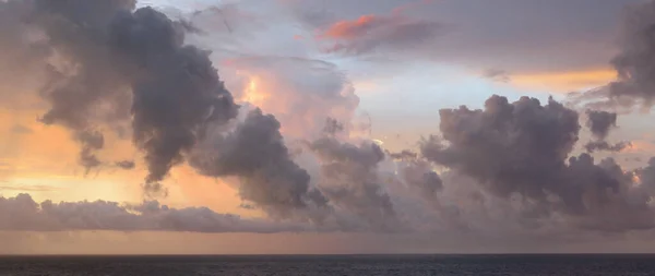 Caribbean Sunset decorative clouds