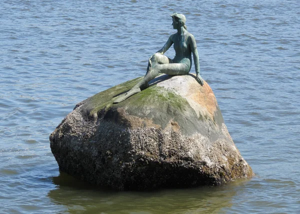 Vancouver Stanley Park Lady Rock — Foto de Stock