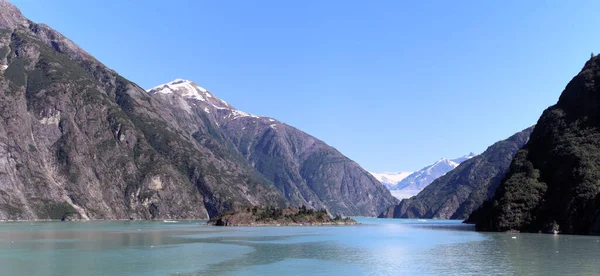 Tracy Arm Fjord Panorámája Alaszkában — Stock Fotó