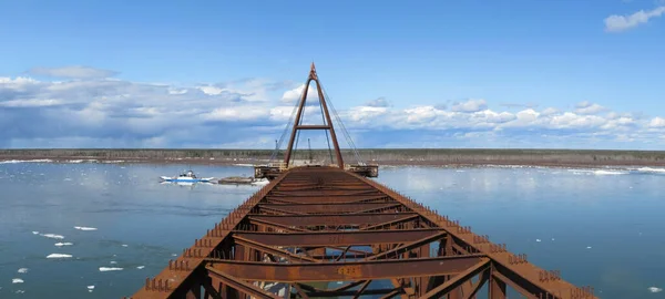 Строится Палуба Мосту — стоковое фото