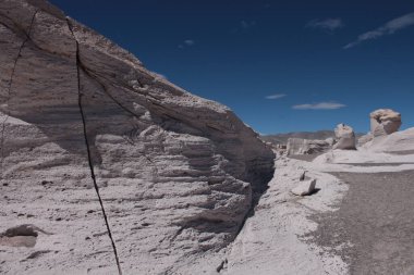 Arjantin 'in kuzeybatısında eşsiz bir sünger taşı tarlası.