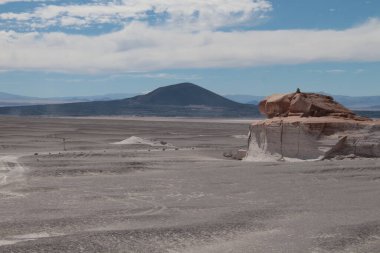 Arjantin 'in kuzeybatısında eşsiz bir sünger taşı tarlası.