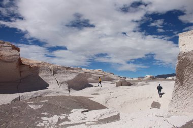Arjantin 'in kuzeybatısında eşsiz bir sünger taşı tarlası.