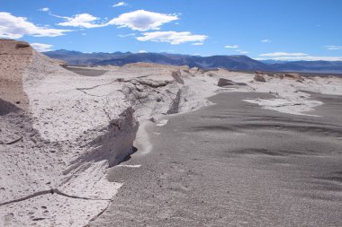 Arjantin 'in kuzeybatısında eşsiz bir sünger taşı tarlası.