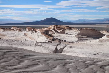 Arjantin 'in kuzeybatısında eşsiz bir sünger taşı tarlası.